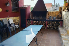 Patio con barbacoa