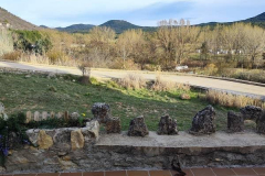 Patio con vistas