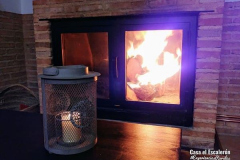 chimenea de leña
